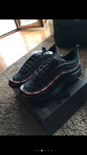 Giày thể thao sneaker AIR MAX 97 Undefeated black