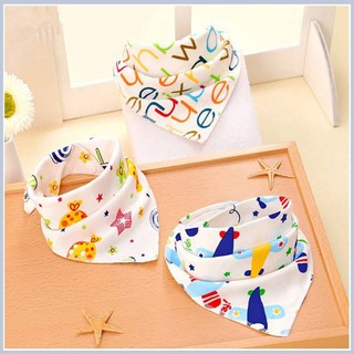 Yếm tam giác cotton cúc bấm cho bé trai bé gái