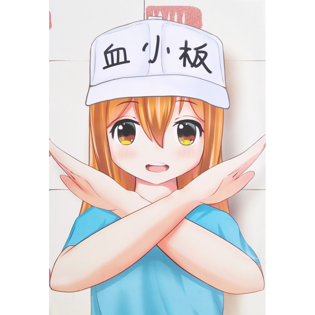 Bộ 8 tấm poster Anime - Hataraku Saibou