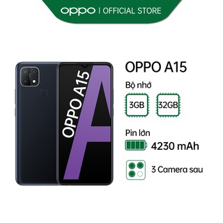 Điện thoại OPPO A15 (3GB/32GB) - Hàng Chính Hãng