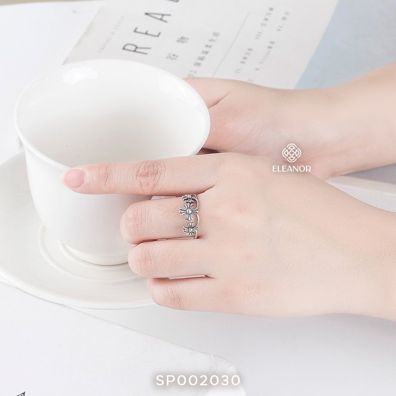 Nhẫn nữ Eleanor Accessories bạc 925 phụ kiện trang sức thời trang phong cách
