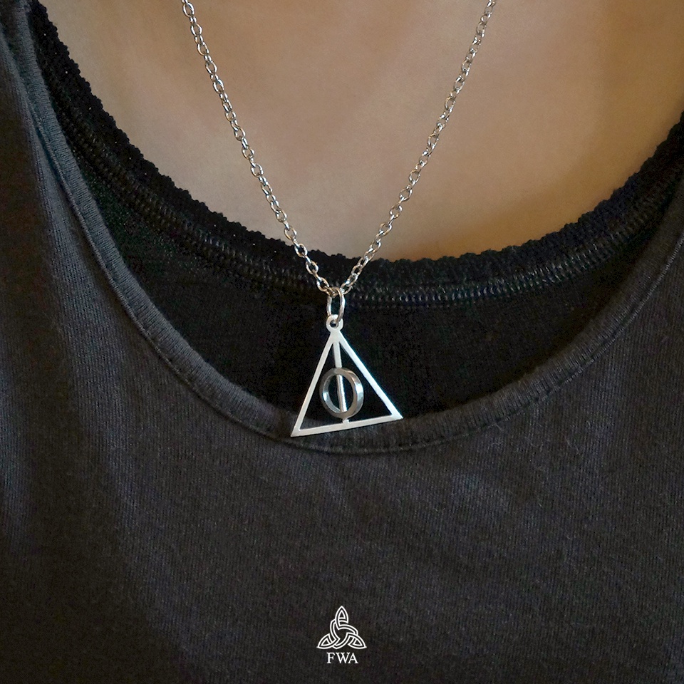 Mặt bạc nữ FWA Bảo bối tử thần Xoay 360 độ - Harry Potter