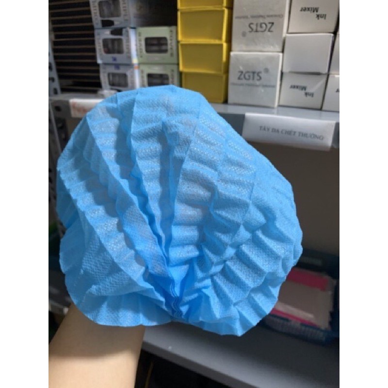 MŨ CHỤP ĐẦU Y TẾ (100 Chiếc) DÙNG TRONG SPA,THẨM MỸ VIỆN