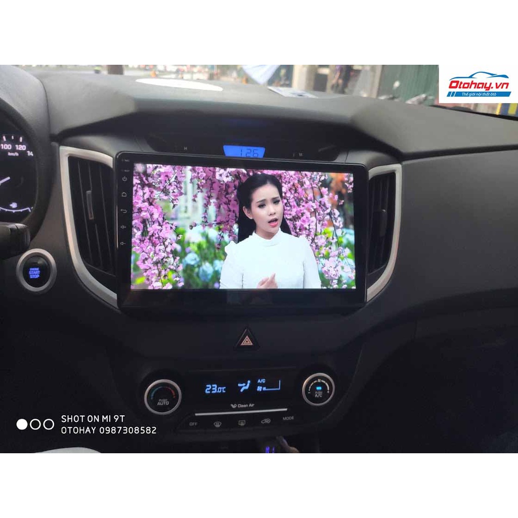 Màn Hình Android 10 inch Cho Xe CRETA - Đầu DVD Android Kèm Mặt Dưỡng Giắc Zin Cho HYUNDAI CRETA