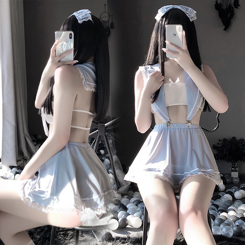 Bộ Đồng Phục Hóa Trang Nữ Hầu Gái Gợi Cảm Quyến Rũ