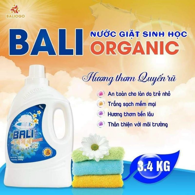 [Mẫu Nâng cấpGold ]4can Nước Giặt Baliogo GOLD công nghệ HQ