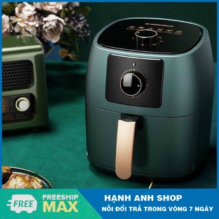 Nồi chiên không dầu Hongxin 5,5L YJ302 - màu xanh sang trọng mẫu mới - Bảo hành 1 n