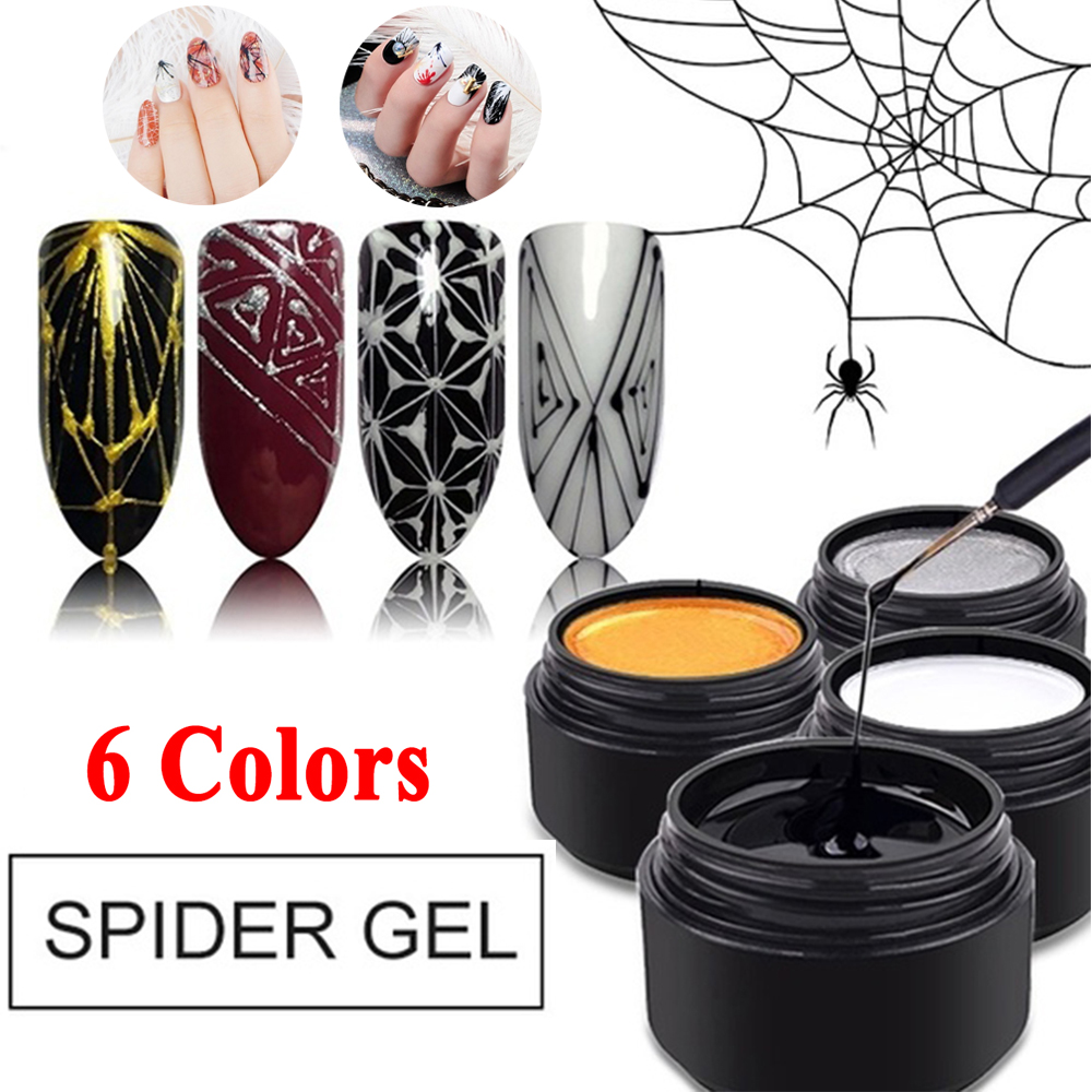 (Hàng Mới Về) Gel Sơn Móng Tay 8ml Nhanh Khô 6 Màu Tùy Chọn