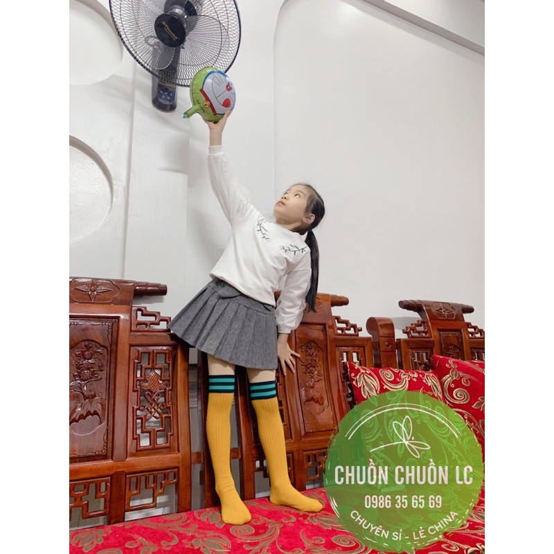 Quần tất len giả bốt cho bé gái