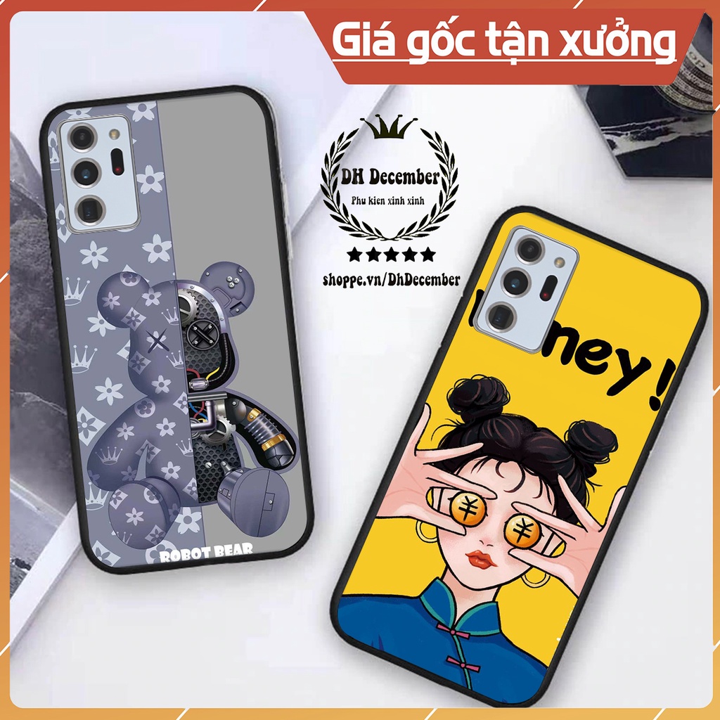 Ốp lưng Samsung NOTE 20 ULTRA in hình 3D lucky, gấu Beer xinh xắn - KHÔNG NÊN BỎ LỠ