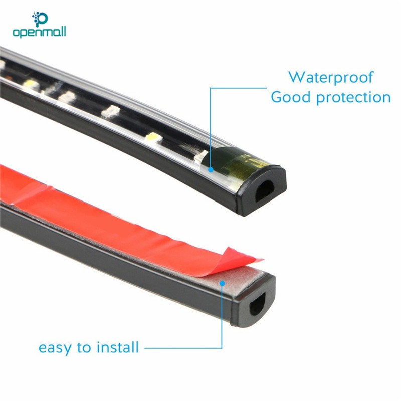 Set 4 dây đèn 72 LED RGB 4 trong 1 dùng trang trí kèm tẩu sạc