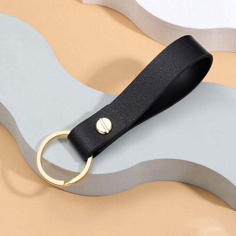 Móc Chìa Khóa Bằng Da PU Thời Trang Cho Xe Hơi ROWANS