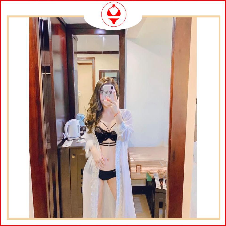 Bộ đồ lót  SEXY ,set đồ lót charm khuy Yolo bra không mút có gọng ren cao cấp quyến rũ C264 | BigBuy360 - bigbuy360.vn