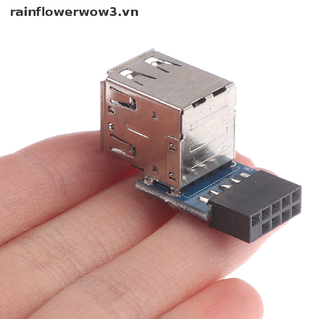 Bo Mạch Chủ Chuyển Đổi 9-Pin Sang 2 Cổng Usb 2.0 A Female Chất Lượng Cao