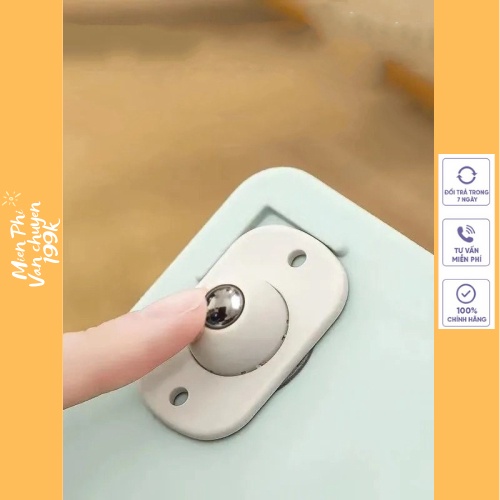 Set 4 Bánh Xe Mini Di Chuyển Đồ Đang Năng, Xoay 360 Độ Dễ Dàng Chịu Lực Siêu Bền 88257