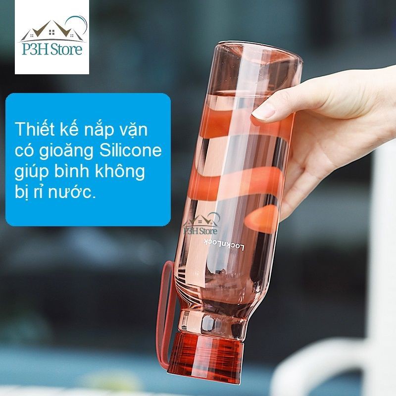 Bình nước cho bé đi học Lock&amp;Lock nhựa tritan Eco Bottle 550ml ABF644 / 750ml ABF664