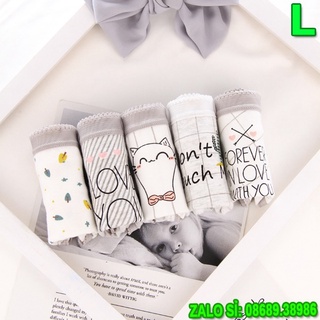 SỈ ZALO RẺ HƠN_ Quần Lót 5 Kiểu Kute 5080 Size L