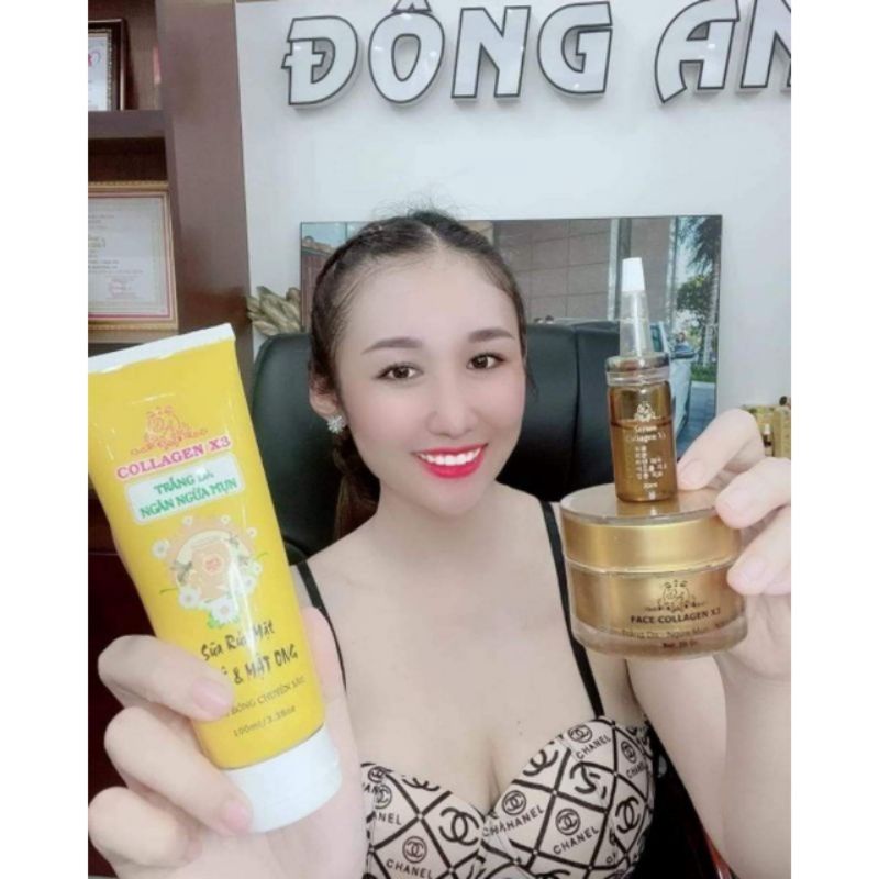 Sữa Rửa Mặt Nghệ Collagen X3 Đông Anh chính hãng