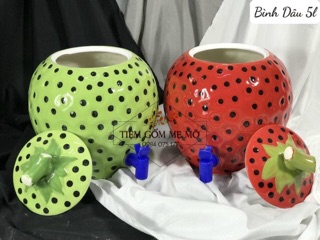 Bình đựng nước 5-10L gốm sứ Bát Tràng (nhiều mẫu)