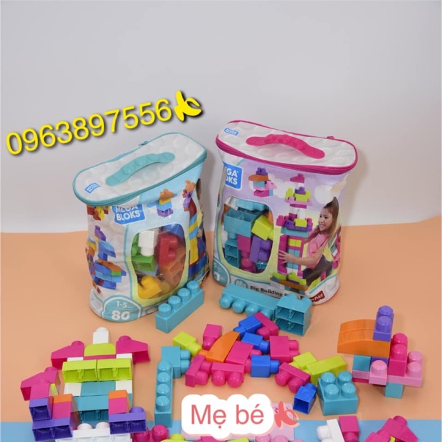 Xếp hình Mega Bloks 80 miếng