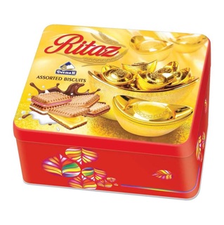 BÁNH QUY TỔNG HỢP RITAZ GOLD HỘP THIẾC 218G