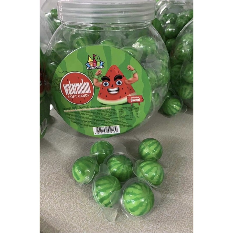 kẹo dẻo watermelon soft candy( lẻ 1 viên)