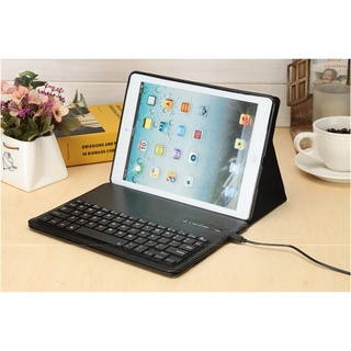 Bao da bàn phím cho Samsung Galaxy Tab S6 Lite P615 Tab S7/ A 10.1/Tab S5 t515 T875 t860 t295 a7 t225 Kết nối Bluetooth