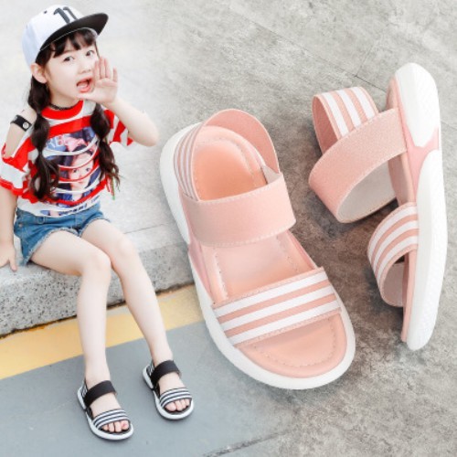 Dép bé gái sandal quai chun đế êm dễ đi CG12