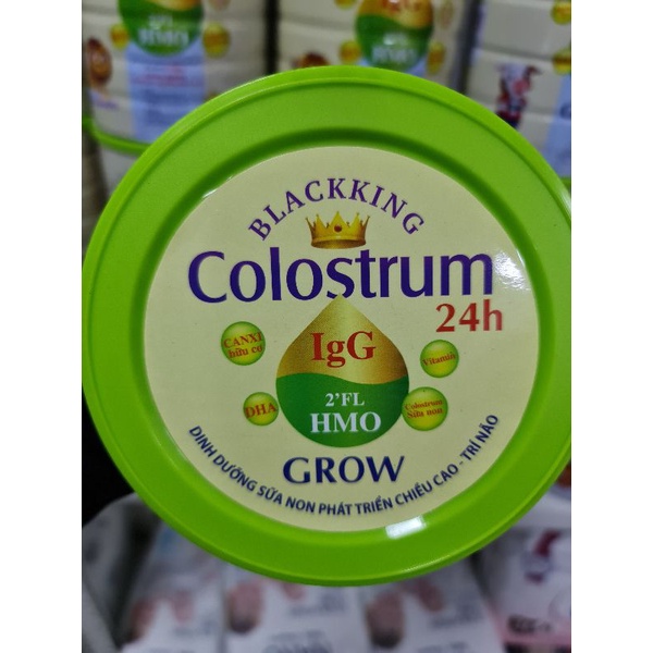 Sữa blackking colostrum 24h grow lon 900g date mới