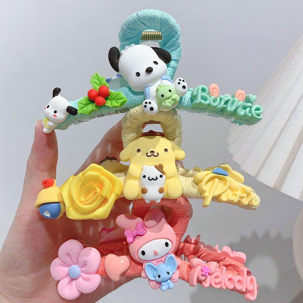 Kẹp Tóc Hình Hoa / Cá Mập Hoạt Hình Phong Cách Hàn Quốc Cho Nữ