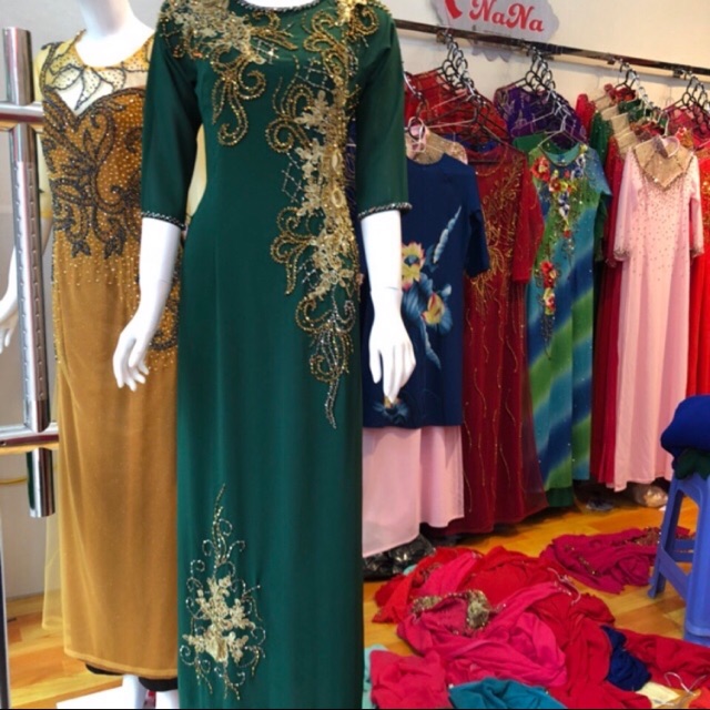 Bộ áo dài bà sui