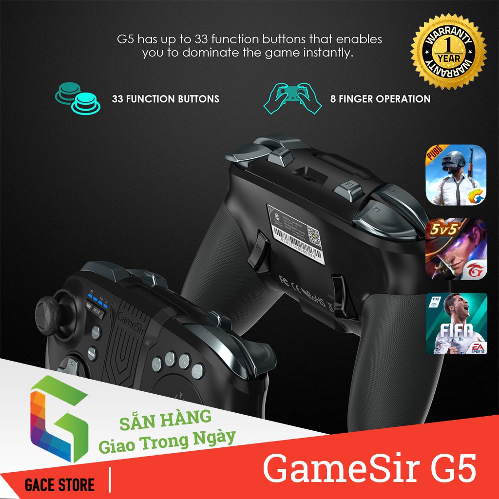 GameSir G5 | Tay Cầm Chơi Game Liên Quân