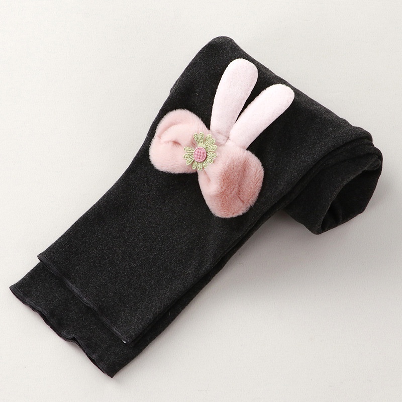 Quần Legging Co Giãn Họa Tiết Hoạt Hình Phong Cách Hàn Quốc Cho Bé Gái