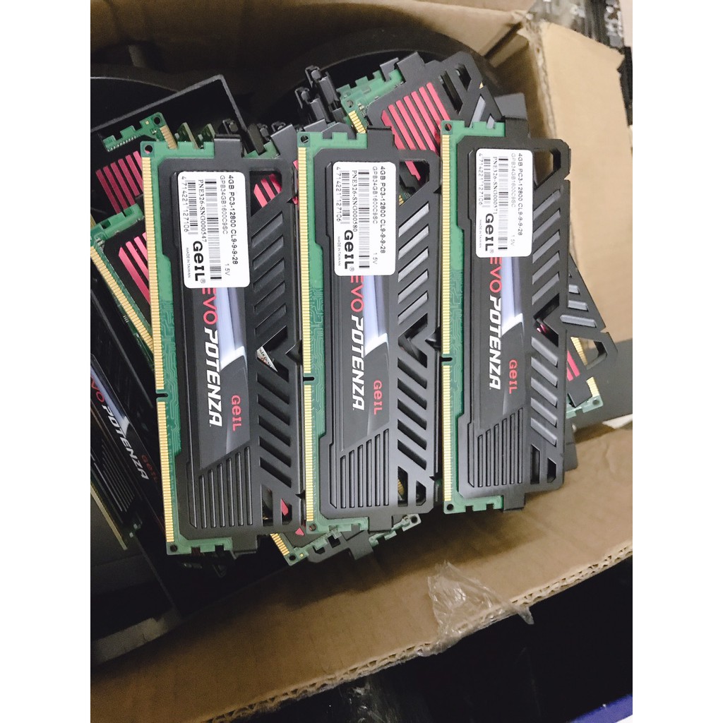 Ram GEIL Potenza/ GSKILL RIPJAWS 4GB DDR3 1600MHz tản thép