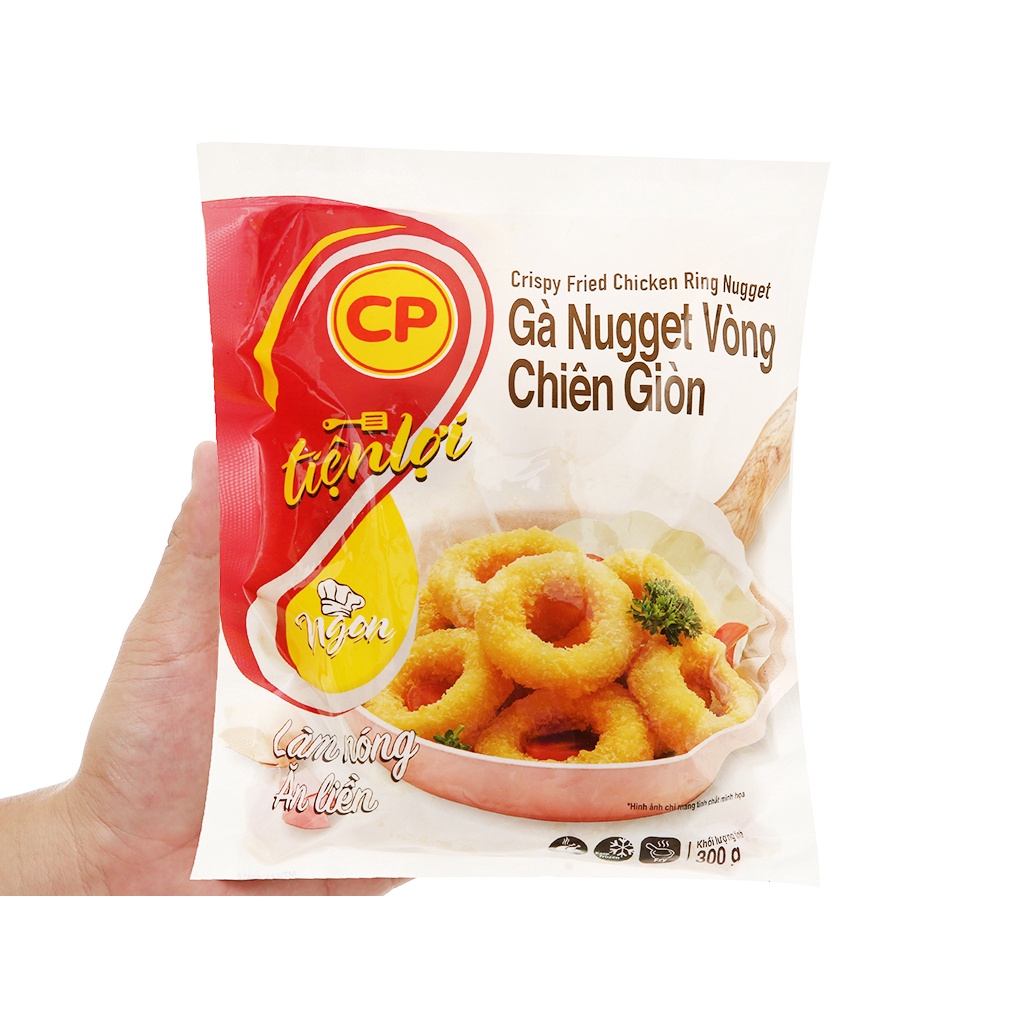 [Tokbokki.com] GÀ NUGGET VÒNG CHIÊN GIÒN CP GÓI 300G