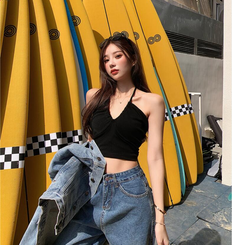 Áo Dây Nữ Cộc Tay Hở Eo Quyến Rũ