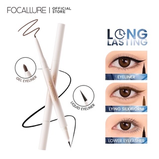 🌸bút kẻ mắt 2in1 focallure dạng gel/lỏng chống nhòe siêu tiện lợi🌸