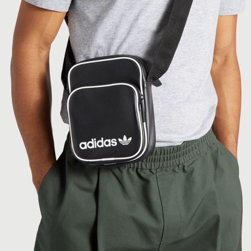 { RẺ NHẤT SHOPEE } Túi Đeo Chéo Adidas Form Dáng Hộp Vuông Da Mềm Mịn Cao Cấp