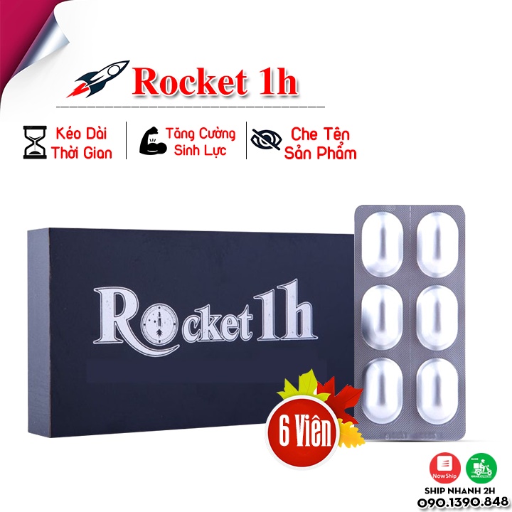 ROCKET 1h  Tăng Cường Sinh Lý Nam Giới VƯỢT TRỘI