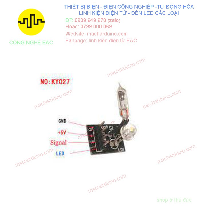 Cảm Biến biếng Góc Nghiên Thủy Ngân KY-027