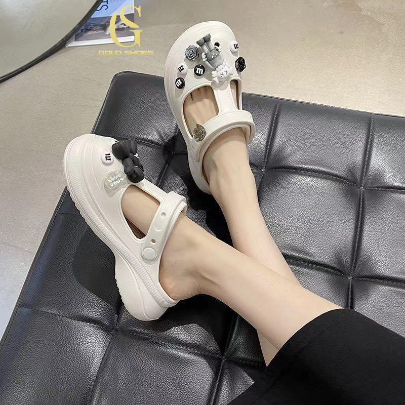 Dép Sandal nữ Tăng Chiều Cao 6cm 🎁 Tặng Kèm 🎁 full bộ stiker MSP : Sục hở 2616