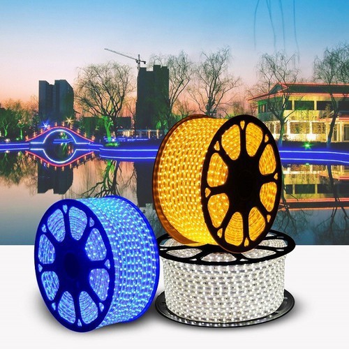 5 Met Đèn Led Dây Đôi Màu Xanh Lá 2835 Trang Trí Hắt Trần, Quấn Cây, Đèn Nền - Led Dây Màu Xanh (mua 20m tặng bộ nguồn)