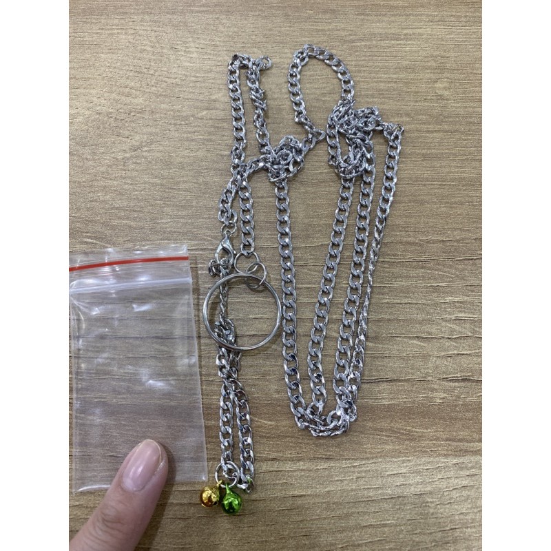 Dây xích lớn, bản to dành cho sóc đất, sóc bông tập ăn