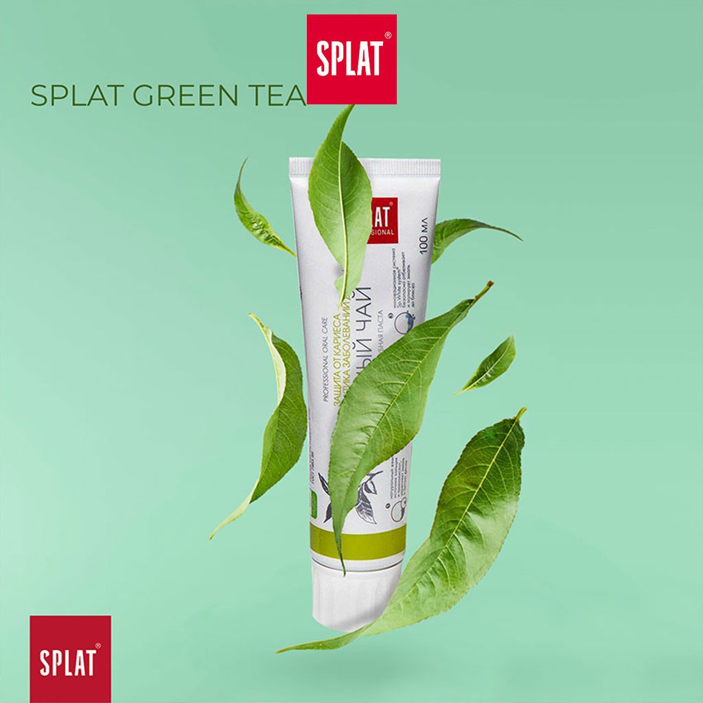 [FREE SHIP] KemĐánhRăng Splat Green Tea Professional Series | Diệt Khuẩn Khử Mùi Hôi (100ml) - Chính hãng 100% | BigBuy360 - bigbuy360.vn