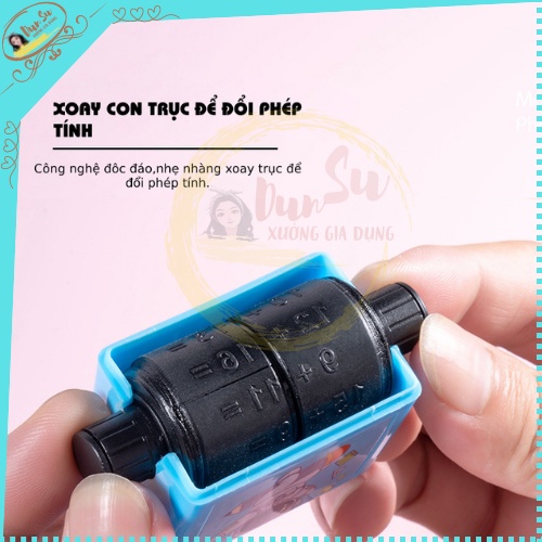 [TẶNG MỰC]  Con Lăn Tạo Phép Tính Cộng Trừ Ngẫu Nhiên Có Độ Chính Xác Cao Dành Cho Bé Học Tập DunSu