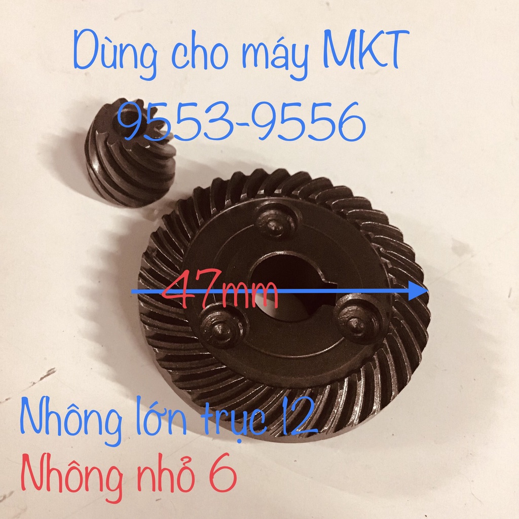 Nhông máy mài Makyta 9553 9556 - phụ tùng quạt máy cắt 1 tấc