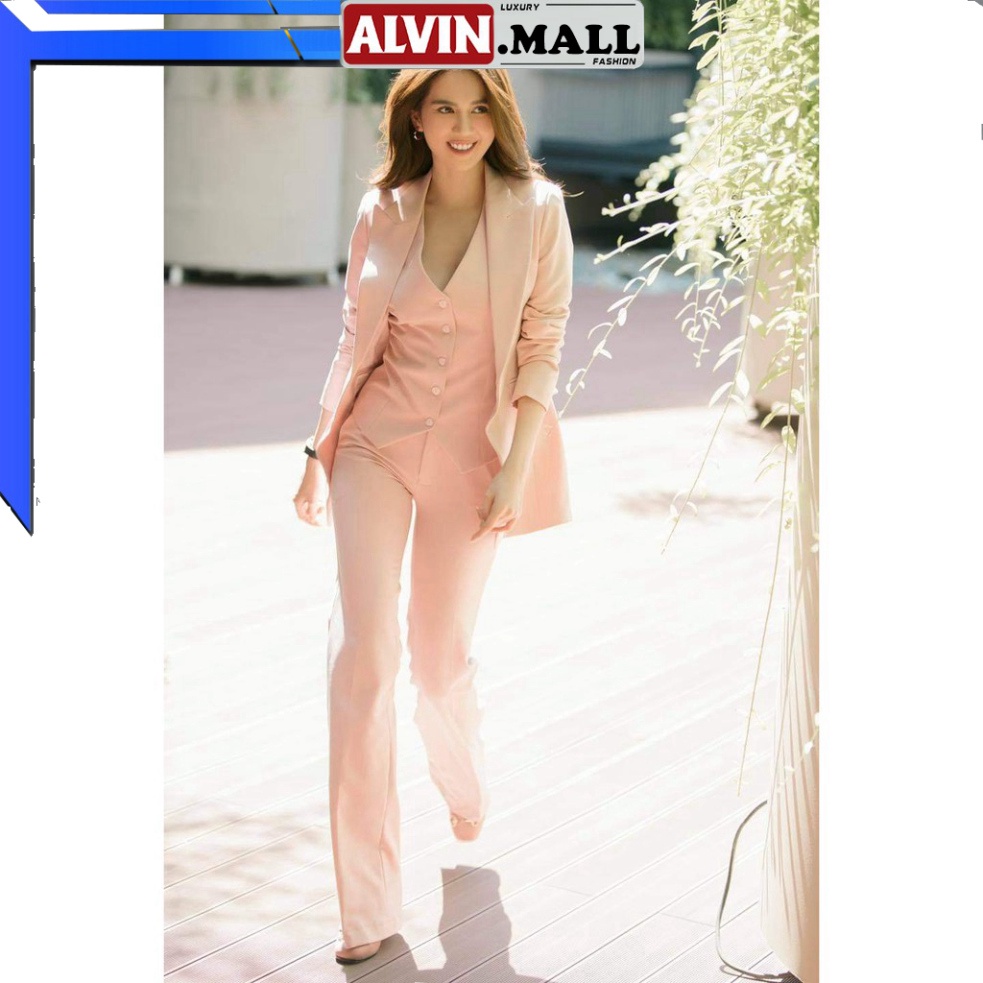 ✨Hình khách FEEDBACK✨ Bộ Vest Nữ Thời Trang Cao Cấp Trắng