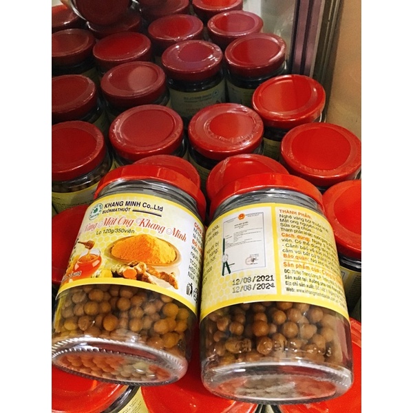 Viên nghệ Mật ong Khang Minh, lọ 120g