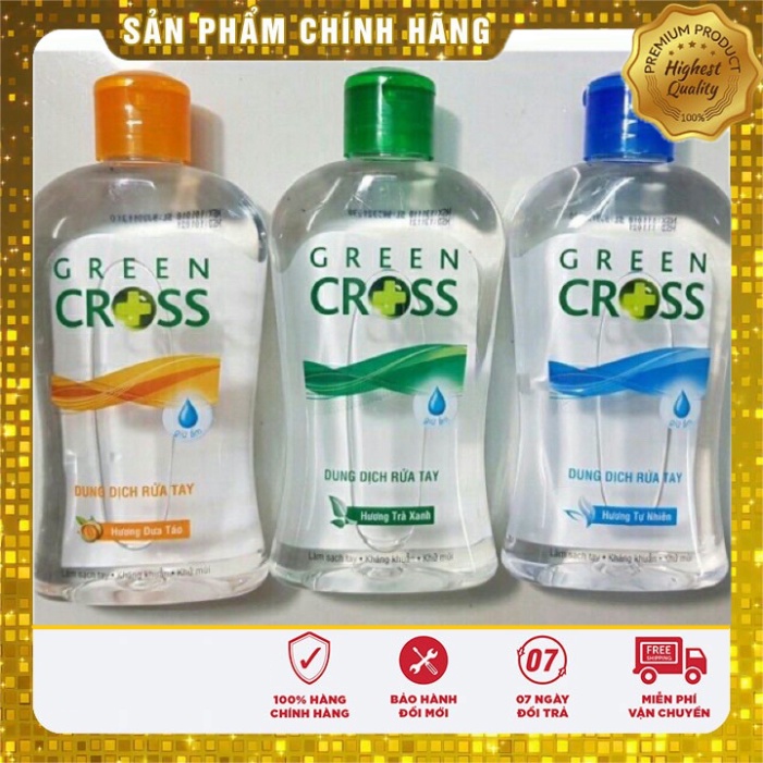 [Chính hãng] Nước rửa tay khô diệt khuẩn grencroos 250ml Chính Hãng