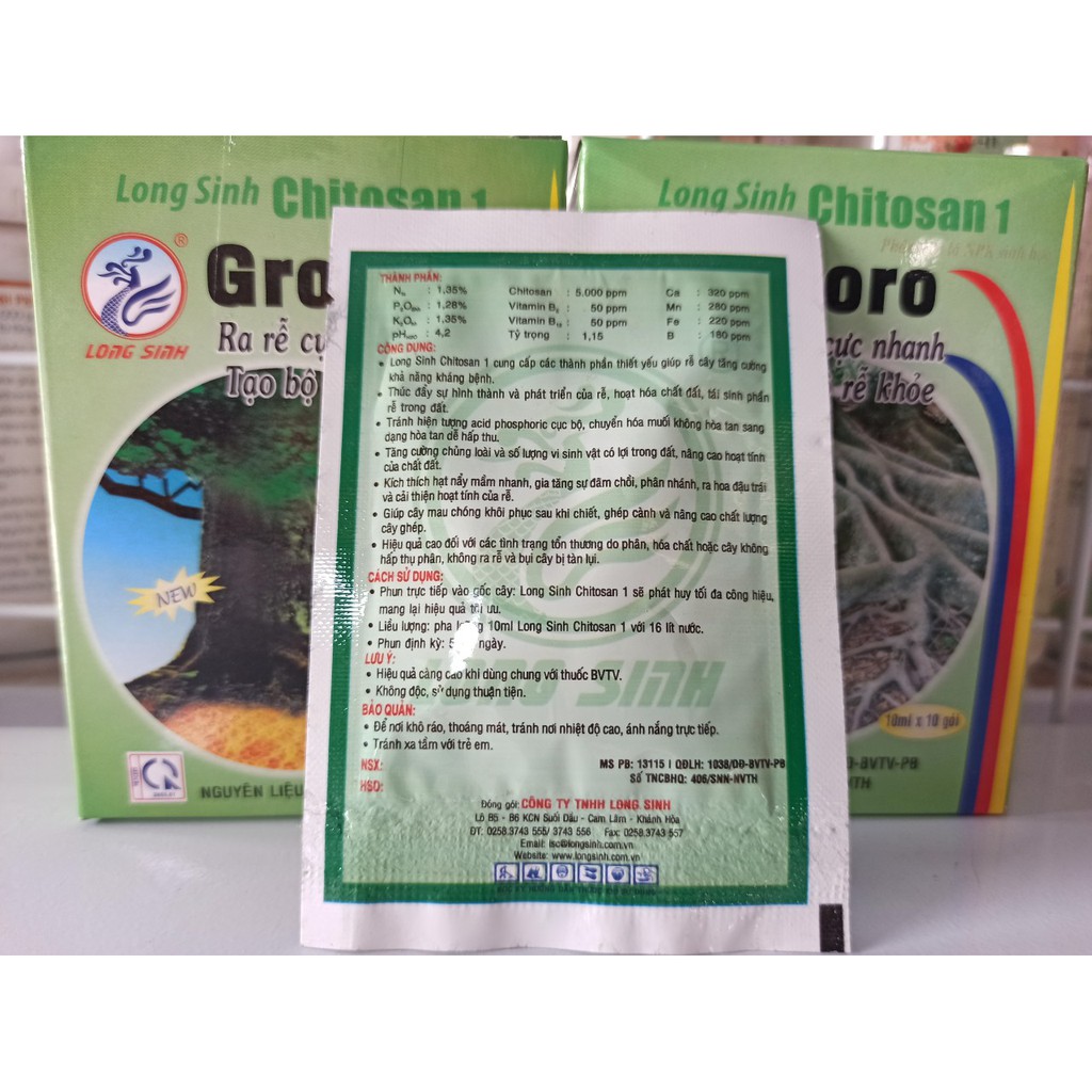 Phân bón lá NPK sinh học Groro - Ra rễ cực mạnh